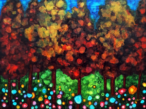 Vibrant Forest - Alcohol Inks