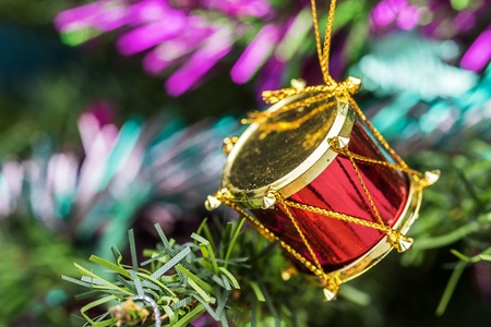 Drum Christmas tree ornament