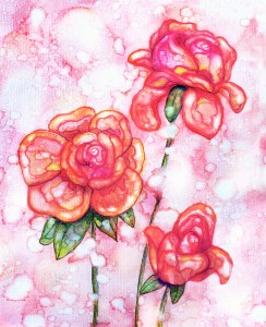 Painting of Roses